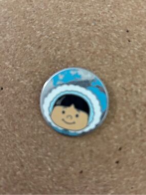 It’s a Small World Disney Eskimo Boy Face Enamel Pin